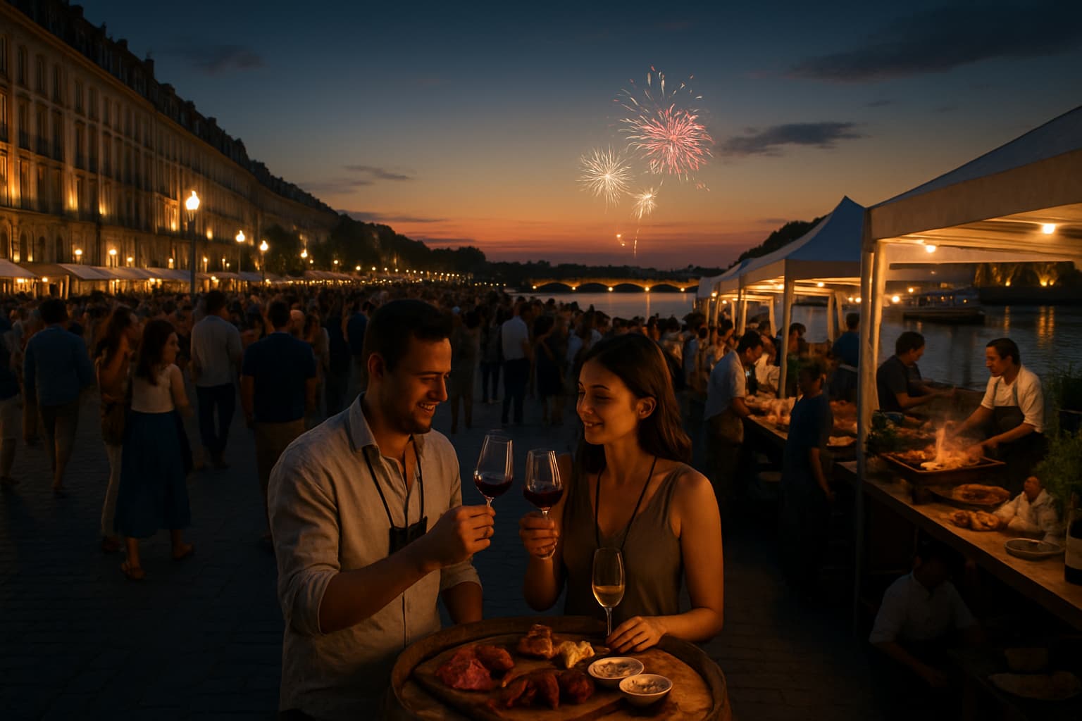 Bordeaux Fête le Vin (Bordeaux Wine Festival, France)