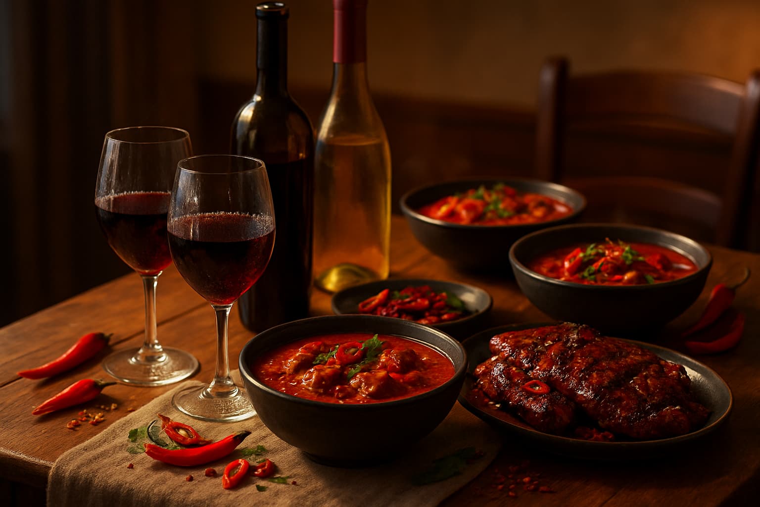 The Principles of Balancing Wine and Spicy Foods