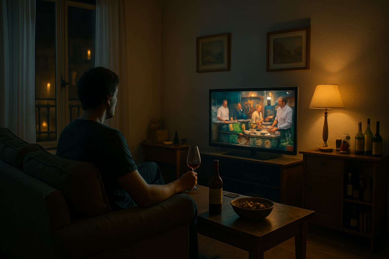 Wine and Television Cooking Shows in Europe